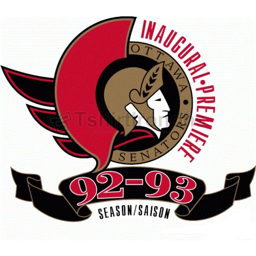 Ottawa Senators T-shirts Iron On Transfers N281